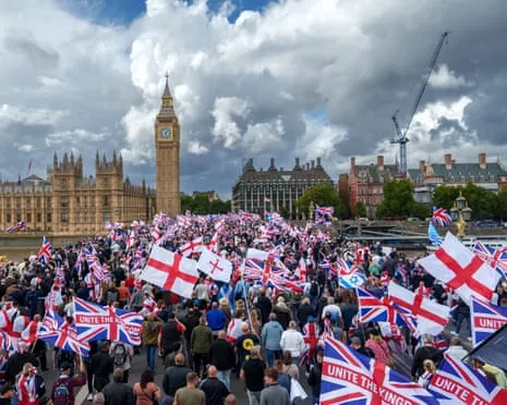 Exiting the UK Tommy Robinson Rally: A Concerning Realisation