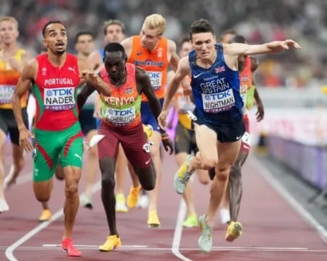 Britain's Wightman Narrowly Misses Gold as Portuguese Isaac Nader Takes Surprise 1500m Win